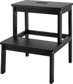 Bambusowy taboret ze schodkiem KROK, wys. 46 cm