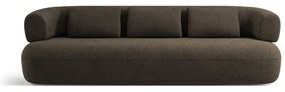 Brązowa sofa z materiału bouclé 226 cm Jenny – Micadoni Home