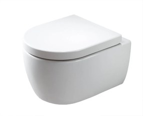 Miska WC wisząca lejowa bezkołnierzowa NT2039