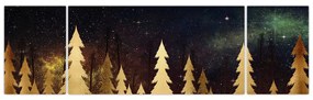 Obraz - Złota noc (170x50 cm)