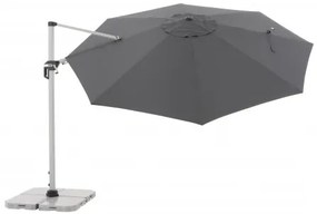 ACTIVE 370 cm - wahadłowy parasol ogrodowy z drążkiem bocznym : Substancja Desen - 840
