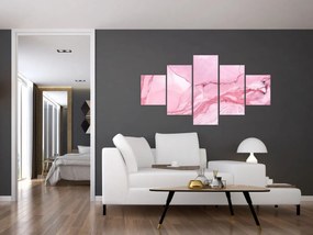 Obraz - Różowy marmur (125x70 cm)