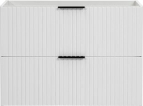 Szafka wisząca podumywalkowa biała 80 x 46 cm ASTROS White