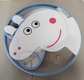 Plafon lampa LED sufitowa AT91-PEPA NIEBIESKA
