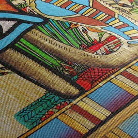 Obraz motywami egipskimi (170x50 cm)