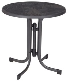 Metalowy okrągły stół ogrodowy ø 70 cm Pizarra – Dajar