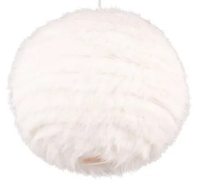 Kremowa lampa wisząca ø 35 cm Furry – Trio