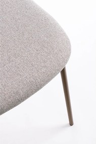 Jasnobrązowe tapicerowane krzesło Inka – Yes Everyday