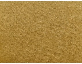 Musztardowy fotel z materiału bouclé Elisa – Bobochic Paris