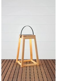 Brązowy zewnętrzny lampion solarny LED na USB (wysokość 54 cm) Nordic – Markslöjd
