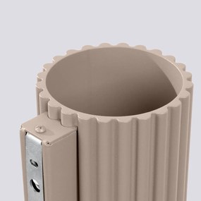 Kinkiet AURA taupe G9 ryflowany SOLLUX  LIGHTING