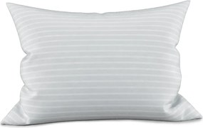 Poszewka na poduszkę ATLAS GRÁDL 50x70 cm biały pasek 2 cm czesana bawełna