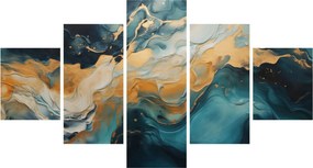 Obraz - Abstrakcja (125x70 cm)