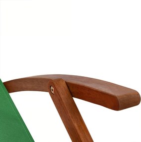 Leżak ogrodowy SIENA, 94x60x94cm, zielona Casaria