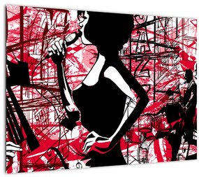 Obraz na szkle - Jazz (70x50 cm)