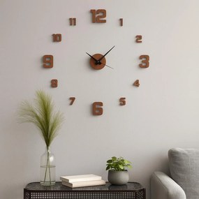 Zegar ścienny 3D TETI do przyklejania