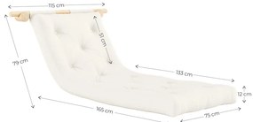 Ciemnozielony sztruksowy fotel Hooked – Karup Design