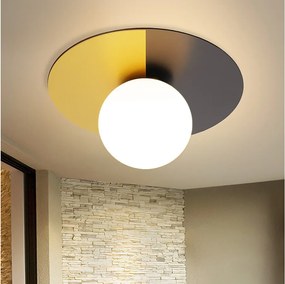 NETTLIFE kinkiet vintage ze szkła i metalu, nowoczesny design E14