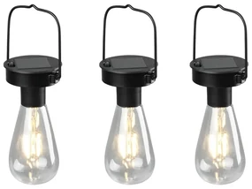 Wisząca lampa solarna LED na zewnątrz ø 7 cm Campus – Trio