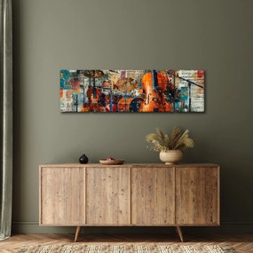 Obraz - Instrumenty muzyczne (170x50 cm)