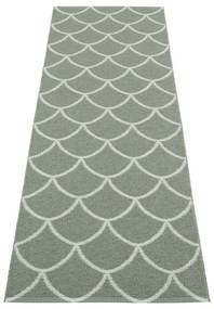 Zielony chodnik odpowiedni na zewnątrz 70x225 cm Kotte Army Sage – Pappelina