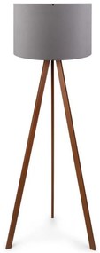 Lampa stojąca AYD 1xE27/60W/230V szaro-brązowa