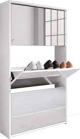 Szafka na buty Wywrotka lustra StidoXL