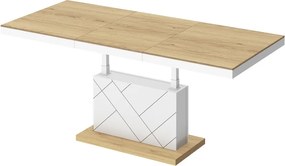 Nowoczesny ławostół Matera Max Hubertus dąb