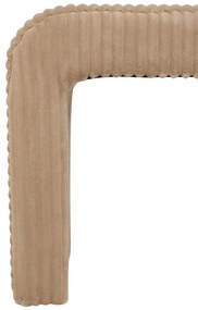 Stołek łuk sztruksowy SEVI, wys. 43 cm