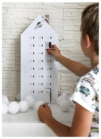 Kalendarz adwentowy ze szczegółami w srebrnym kolorze Unlimited Design for kids