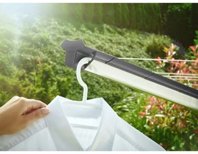 Ogrodowa suszarka na pranie w kolorze srebra 60 m Linomatic 600 Plus – LEIFHEIT