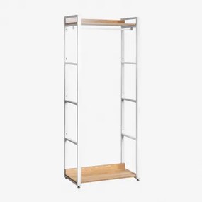 Wieszak Na Ubrania Z Stali I Mdf Ariaster Miel - Sklum