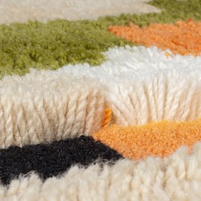 Wełniany dywan tkany ręcznie 120x170 cm Zagora Geo Shaggy – Flair Rugs