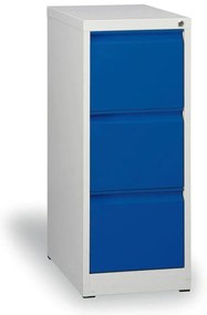 Szafa kartotekowa A4, 3 szuflady, cała pomarańczowa, wys. 1020 mm