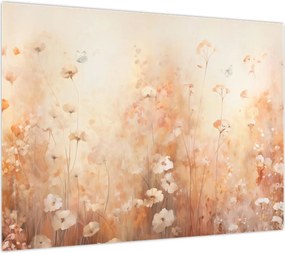 Obraz - Wzór dzikich kwiatów (70x50 cm)