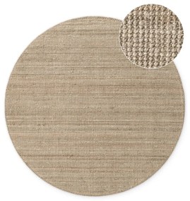 Szarobrązowy okrągły dywan z juty ø 200 cm Bouclé Jaipur – Hanse Home