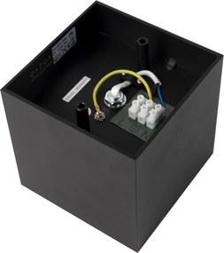 Designerski reflektor czarny kwadratowy - Box