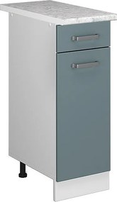 Szafka dolna do kuchni niebiesko-szary 30x60x81.6 r-line