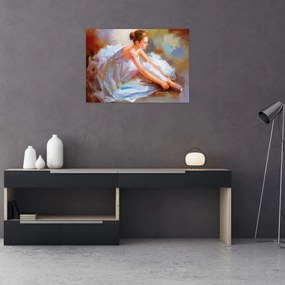 Obraz na szkle - Balerina (70x50 cm)