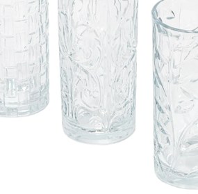 Zestaw 3 szklanek we wzory, 380 ml