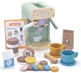 Woopie green drewniany ekspres do kawy 25 el cukiernia barista