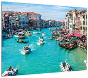 Obraz na szkle  - Canal Grande, Wenecja, Włochy (70x50 cm)
