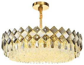 Lampa kryształowa wisząca APP1540-8CP60 Gold