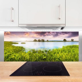 Panel Szklany Szuwary Nad Cichym Jeziorem