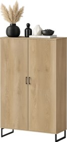 Drewniana szafa z półkami A4-Z05