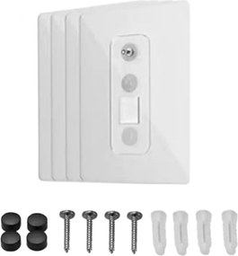 Półka łazienkowa narożna 2szt - czarna