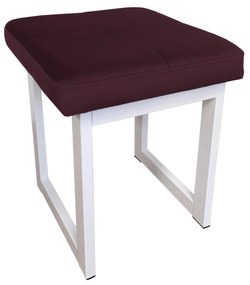 TABORET SOLID 45cm STOŁEK LOFT podstawa biała MG02