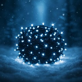 Świąteczne LED oświetlenie - 60 m, 600 LED, biały zimny