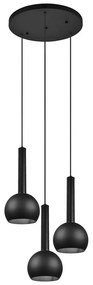 Czarna lampa wisząca ø 52 cm Ciliana – CINQUE