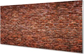 Szkło Ozdobne do Kuchni Kamienno-Ceglany Mur Vintage